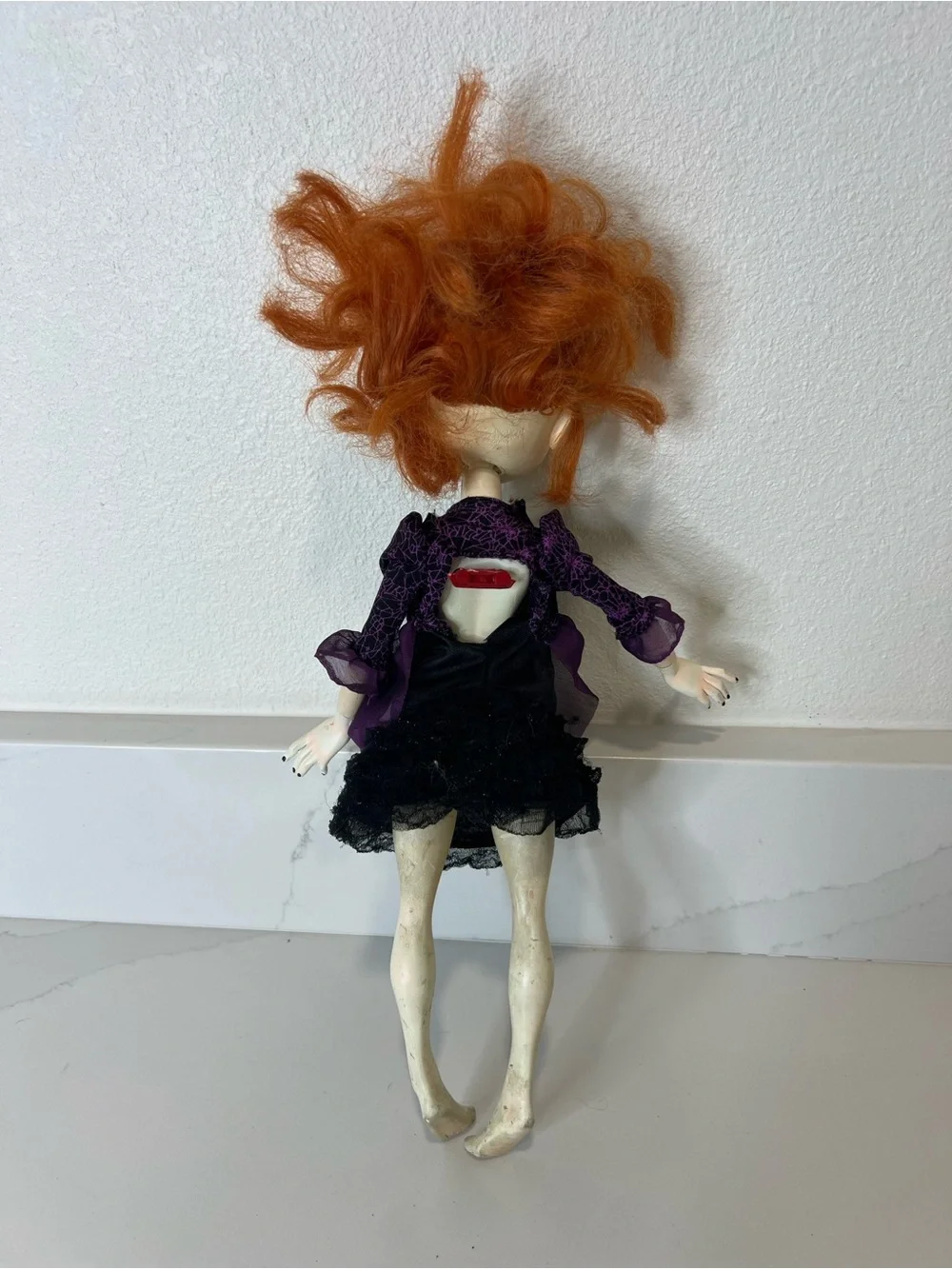 Living Dead Dolls Vintage 2004 Spooky Purple Witch Doll - Halloween